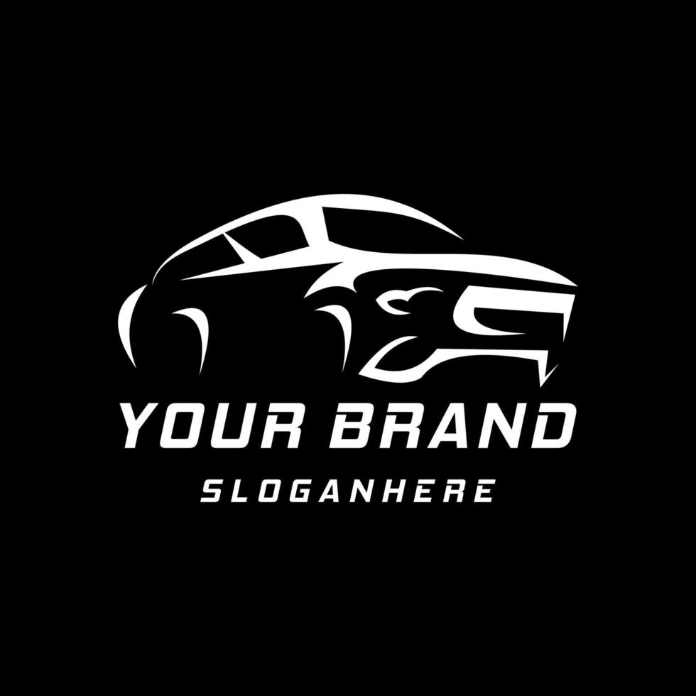 suv, concepto de vehículo deportivo para vector de diseño de logotipo