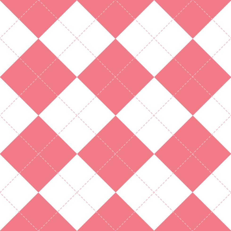 Pink White Diamond Background vector