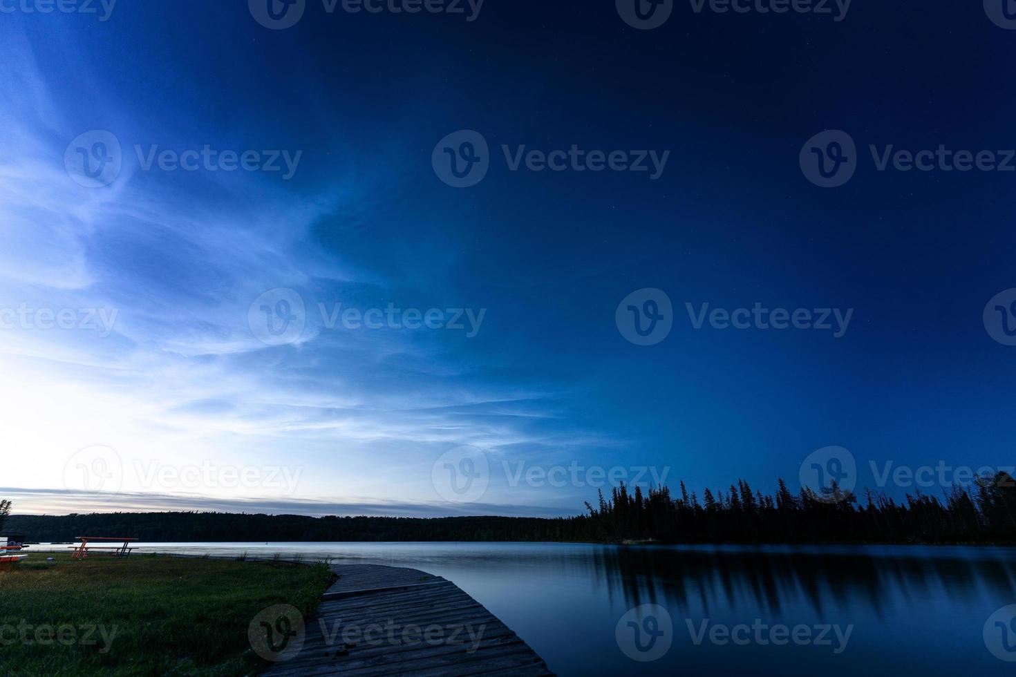 Night Photography Waskesiu Canada photo