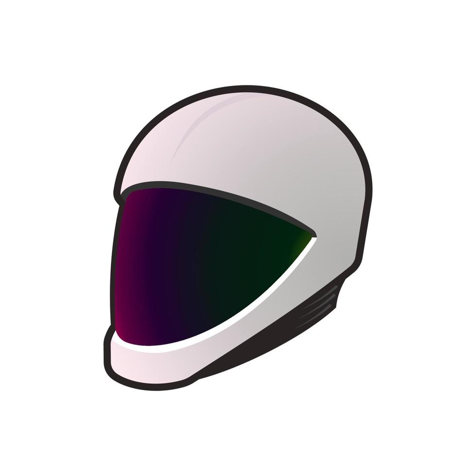 imagen vectorial del casco de astronauta vector