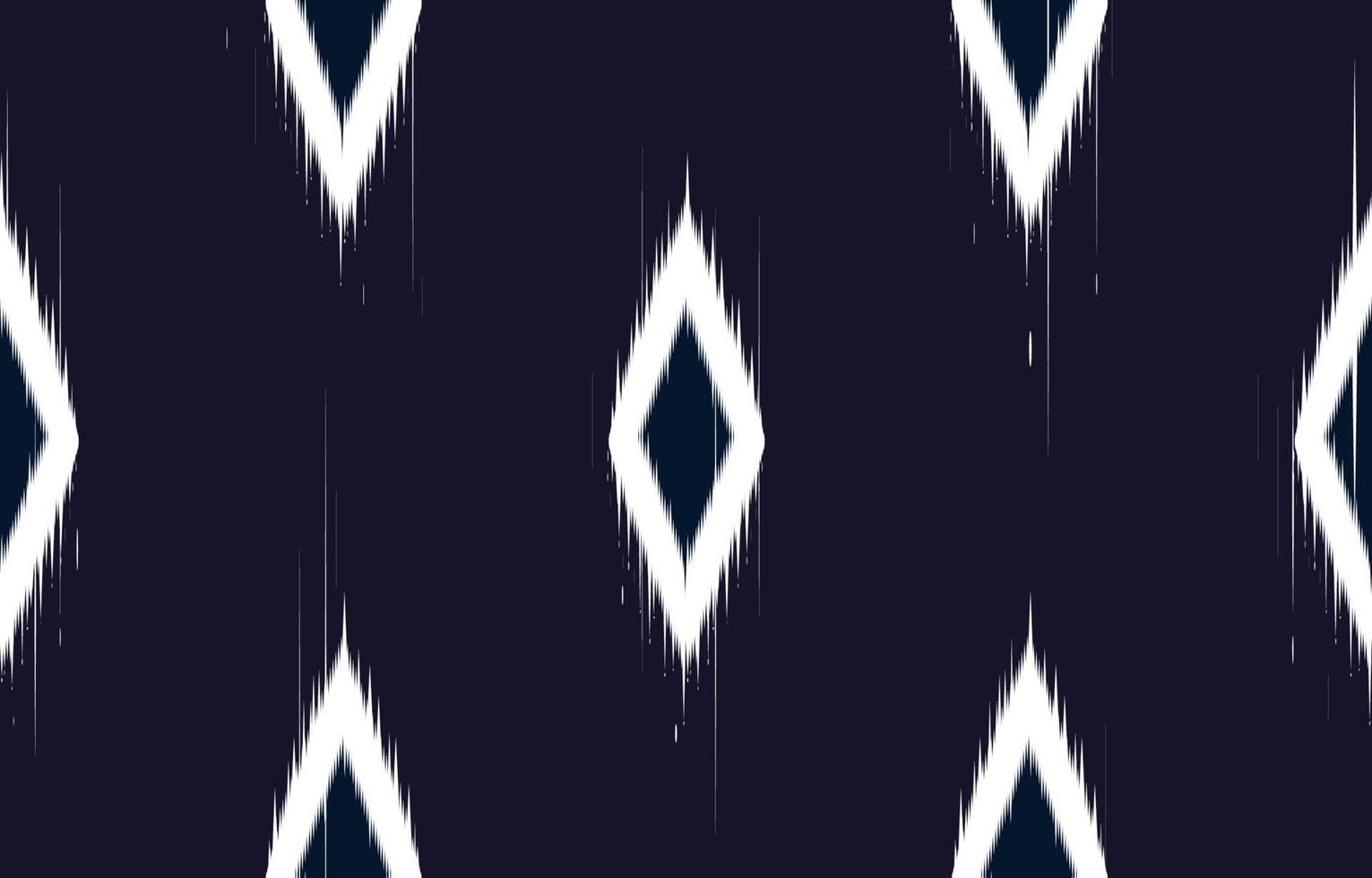 Ikat pattern seamless design. vector