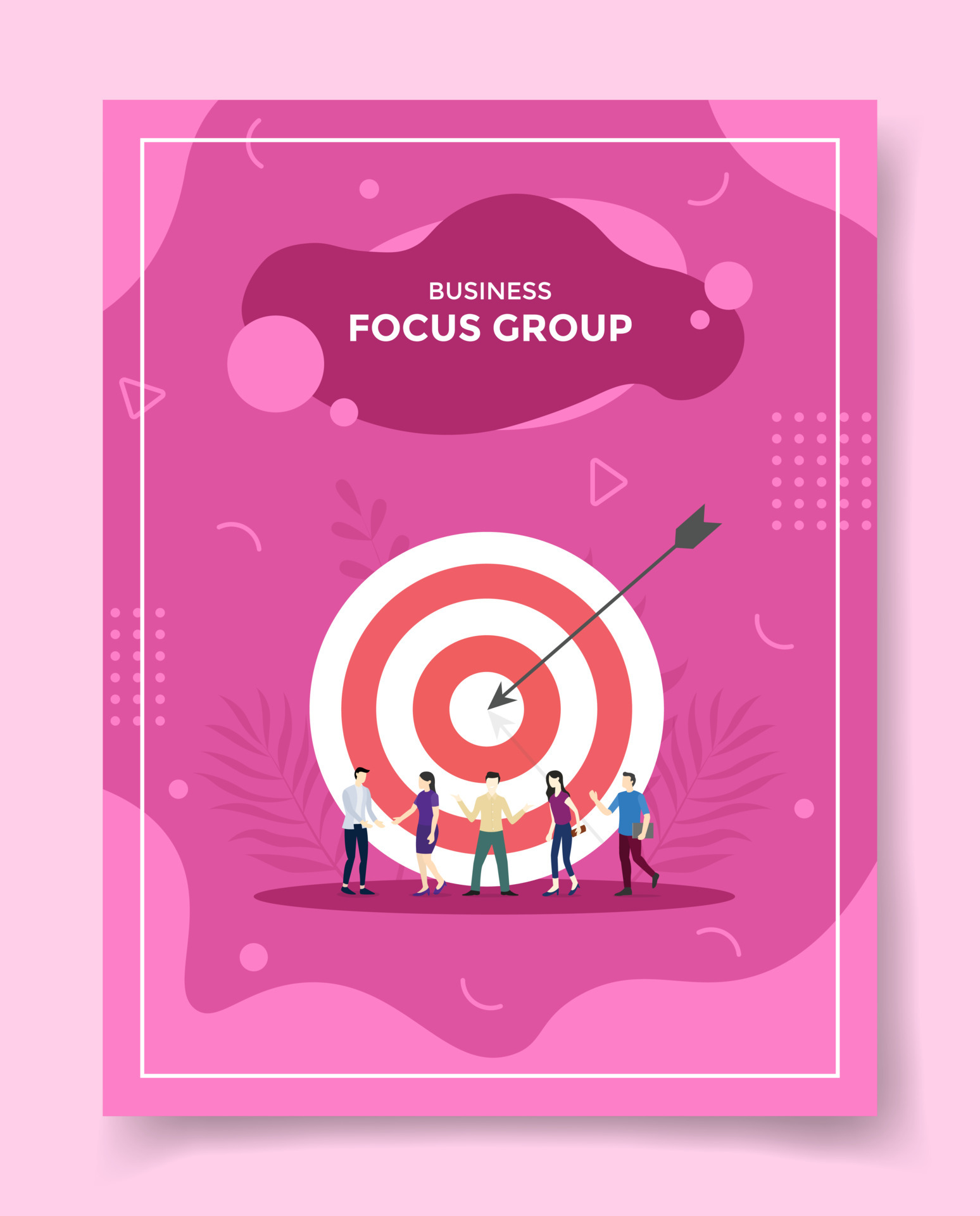 fgd focus group discussion business concept for template of banners