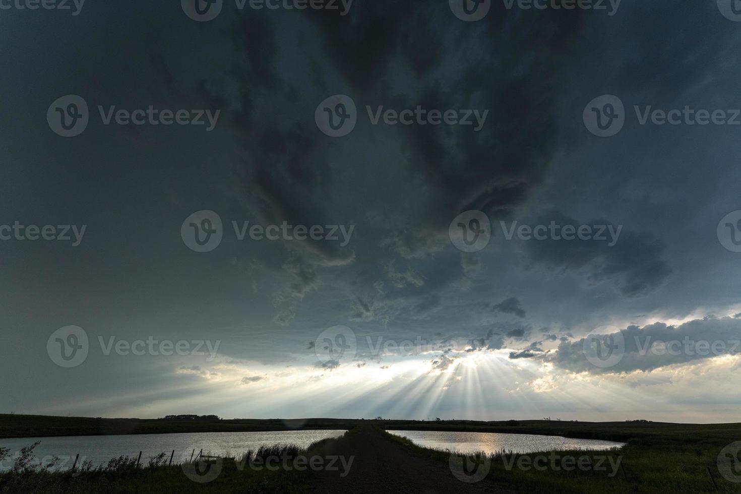 tormenta de la pradera canadá foto