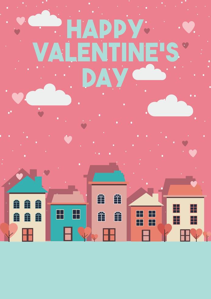 Illustration of Valentine's Day Background vector