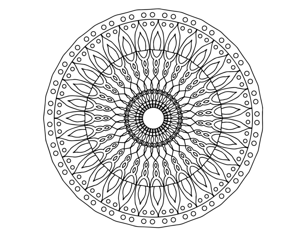 mandala pattern design, tattoo, mehndi,  traditional and vintage vector