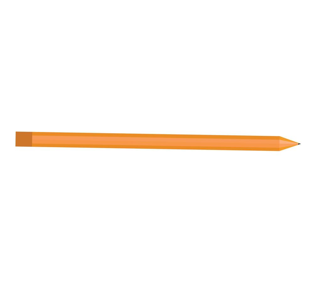 pencil isolated on white background vector