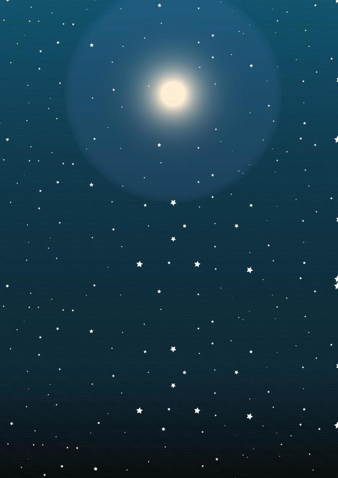 night sky with stars vector