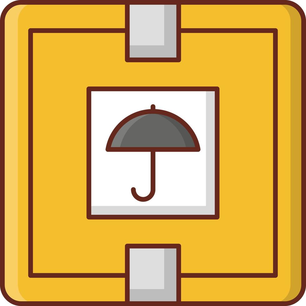 parcel Vector illustration on a transparent background. Premium quality symbols. Vector Line Flat color  icon for concept and graphic design.