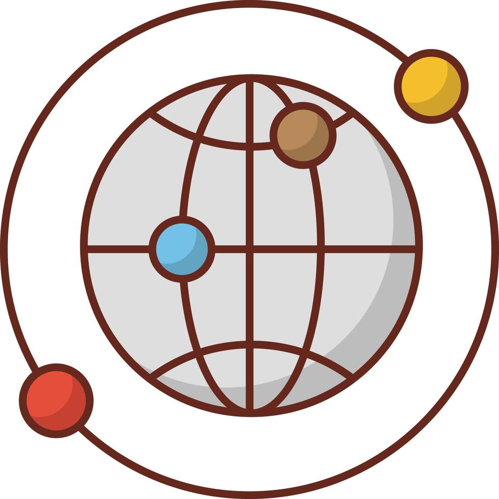 planet Vector illustration on a transparent background. Premium quality symbols. Vector Line Flat color  icon for concept and graphic design.