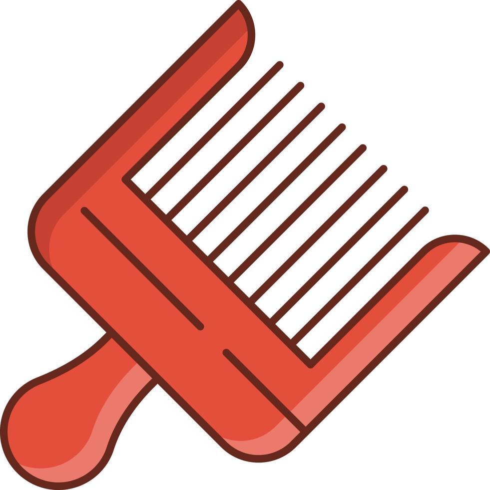 comb Vector illustration on a transparent background. Premium quality symbols. Vector Line Flat color  icon for concept and graphic design.