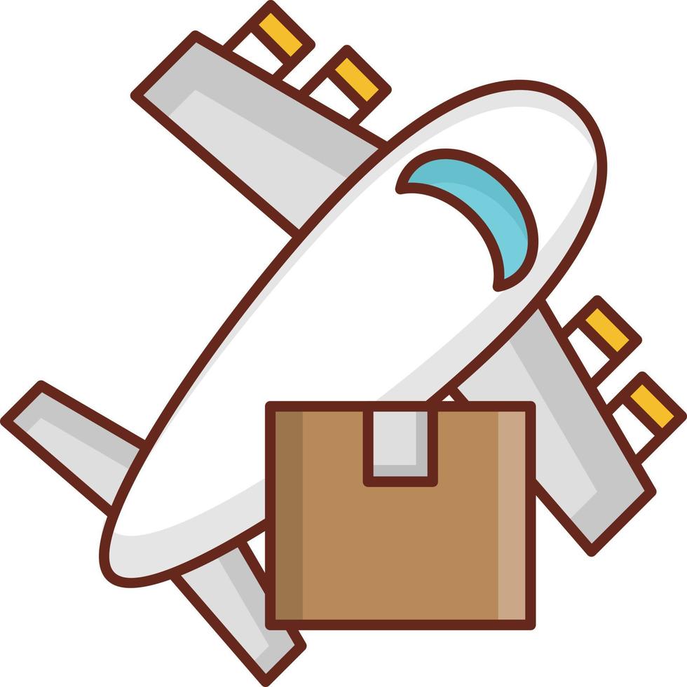 Ilustración de vector de avión sobre un fondo transparente. símbolos de primera calidad. icono de color plano de línea vectorial para concepto y diseño gráfico.