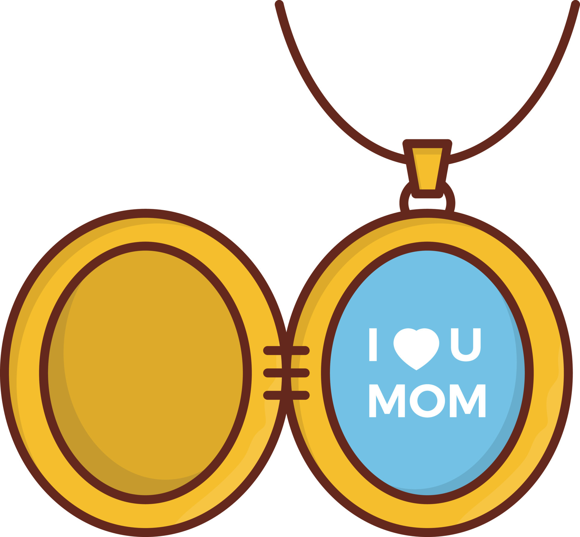 necklace Vector illustration on a transparent background. Premium