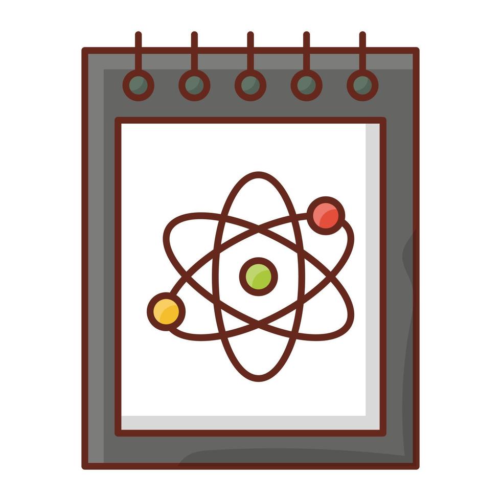 ilustración de vector de ciencia sobre un fondo transparente. símbolos de primera calidad. icono de color plano de línea vectorial para concepto y diseño gráfico.