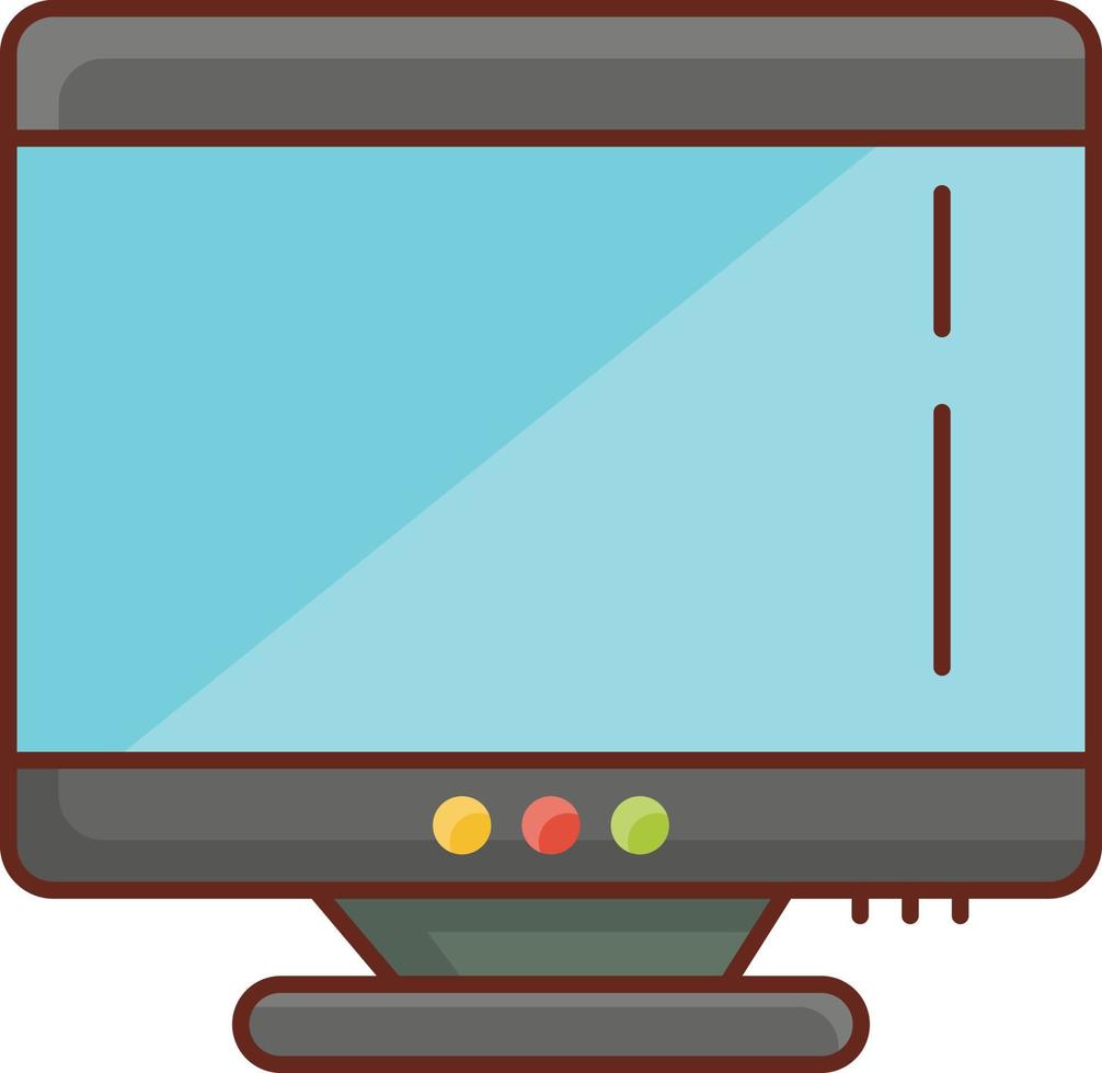 desktop Vector illustration on a transparent background. Premium quality symbols. Vector Line Flat color  icon for concept and graphic design.