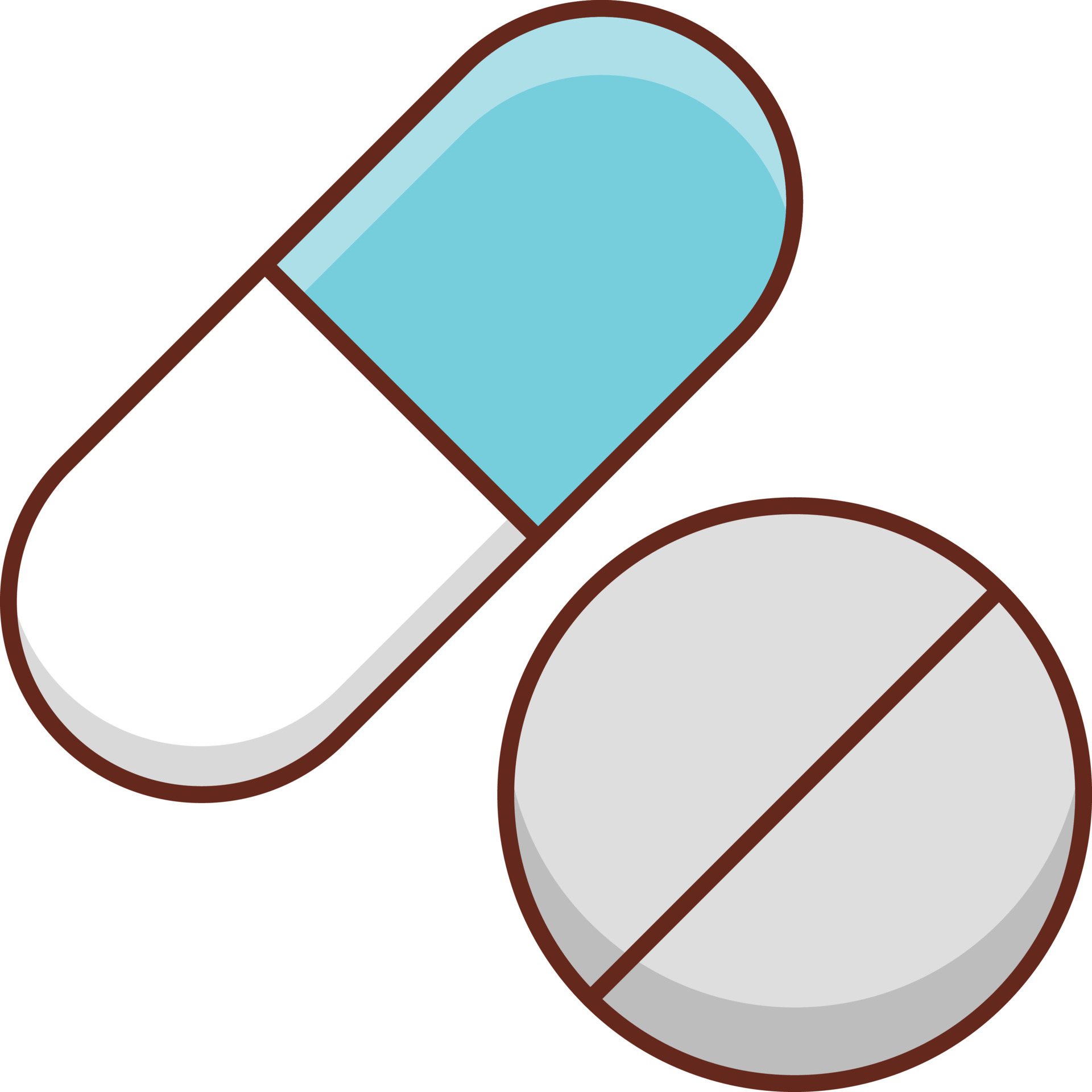 drugs Vector illustration on a transparent background. Premium quality