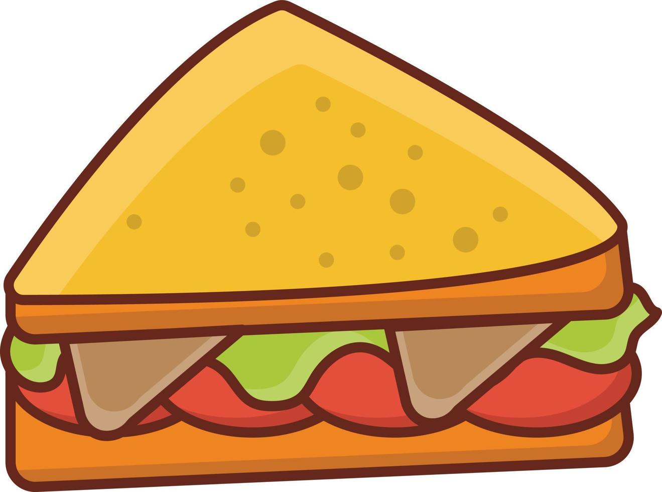 Ilustración de vector de pizza sobre un fondo transparente. símbolos de primera calidad. icono de color plano de línea vectorial para concepto y diseño gráfico.