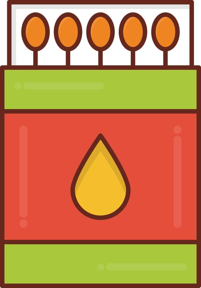 Ilustración de vector de fuego sobre un fondo transparente. símbolos de primera calidad. icono de color plano de línea vectorial para concepto y diseño gráfico.