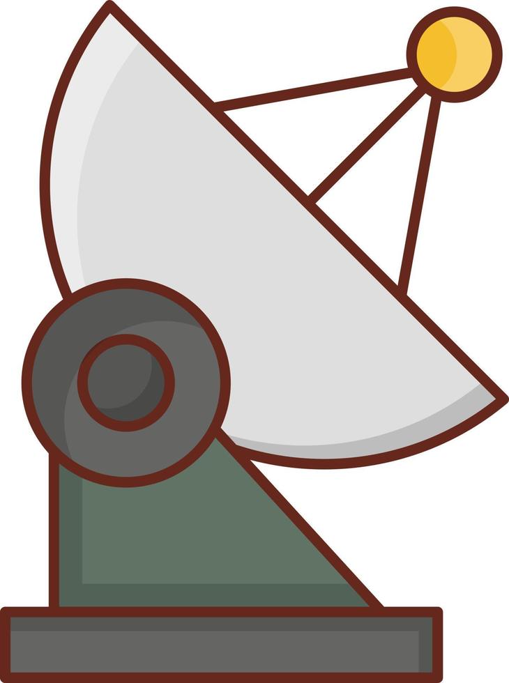 satellite Vector illustration on a transparent background. Premium quality symbols. Vector Line Flat color  icon for concept and graphic design.