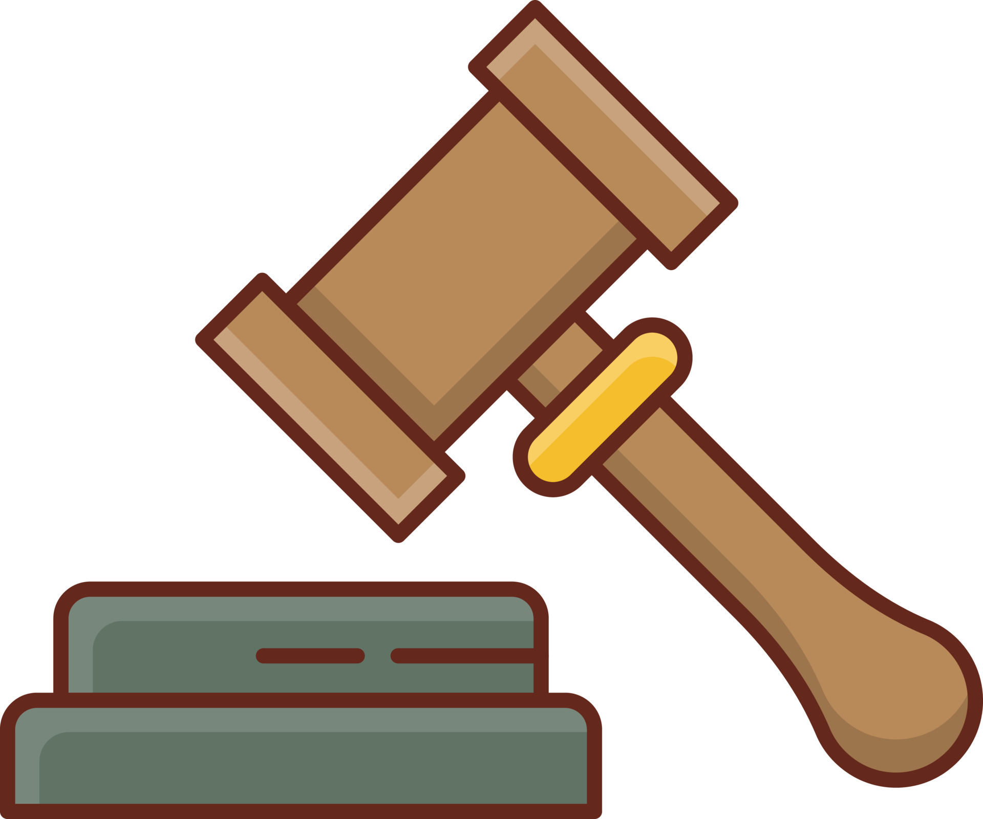 auction Vector illustration on a transparent background. Premium