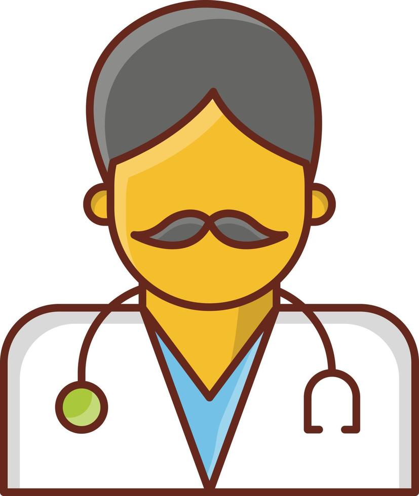 doctor Vector illustration on a transparent background. Premium quality symbols. Vector Line Flat color  icon for concept and graphic design.