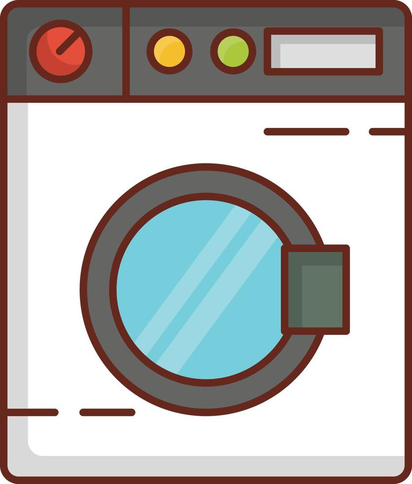 Ilustración de vector de lavado sobre un fondo transparente. símbolos de primera calidad. icono de color plano de línea vectorial para concepto y diseño gráfico.