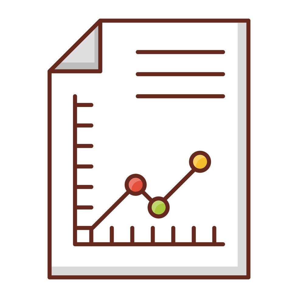 chart Vector illustration on a transparent background. Premium quality symbols. Vector Line Flat color  icon for concept and graphic design.