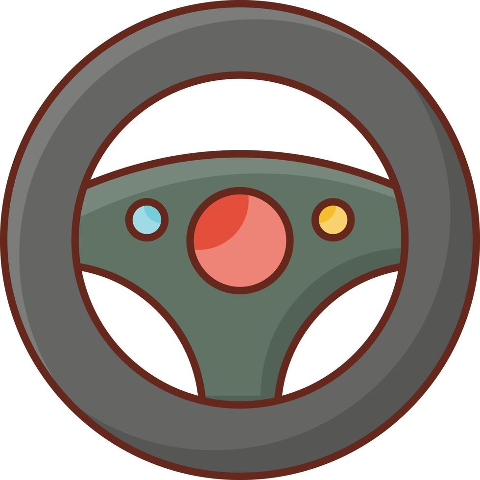 steering Vector illustration on a transparent background. Premium quality symbols. Vector Line Flat color  icon for concept and graphic design.
