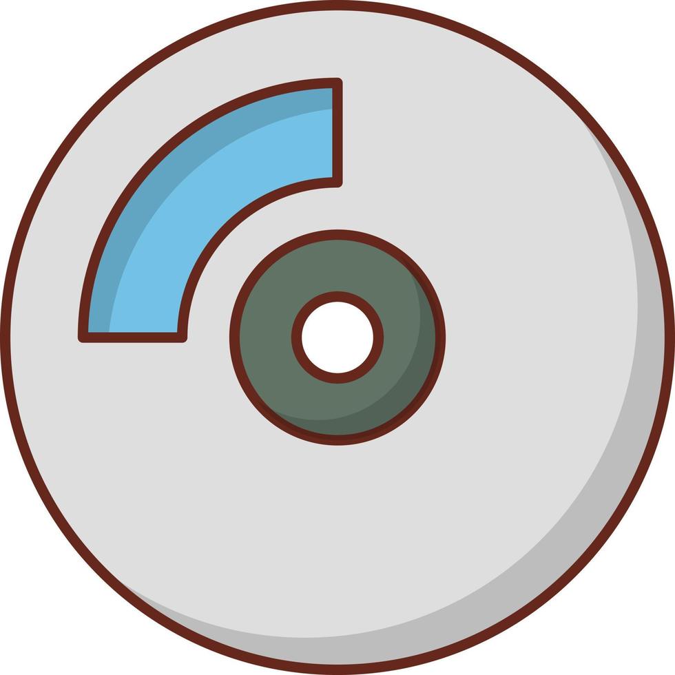 CD Vector illustration on a transparent background. Premium quality symbols. Vector Line Flat color  icon for concept and graphic design.