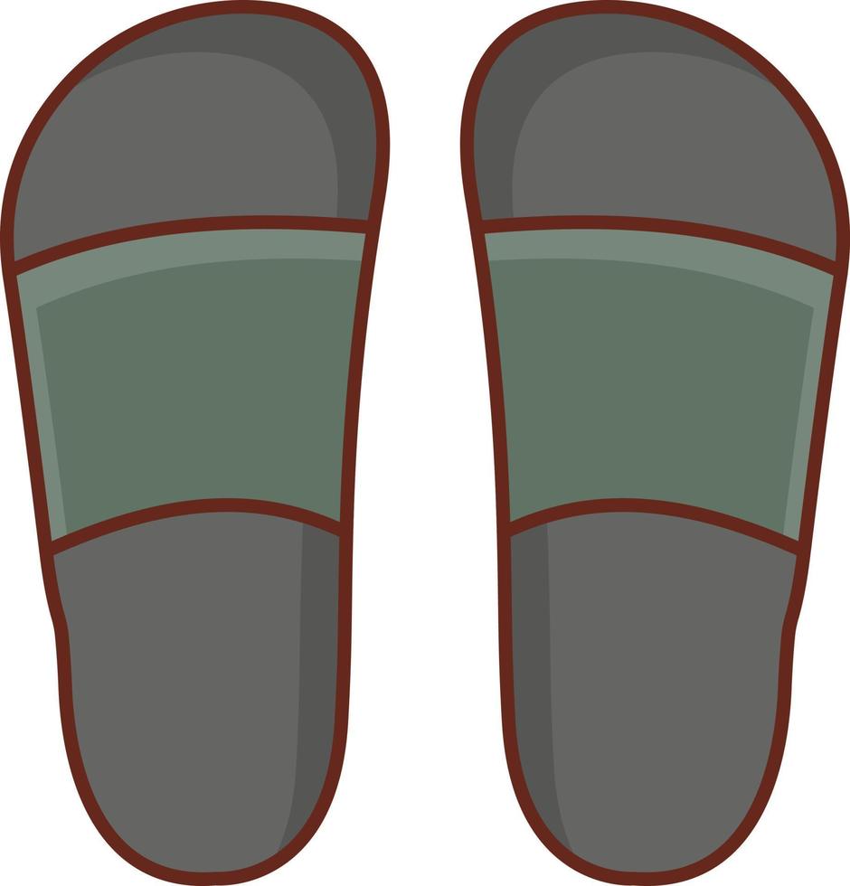slipper Vector illustration on a transparent background. Premium quality symbols. Vector Line Flat color  icon for concept and graphic design.