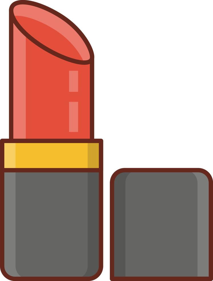 ilustración de vector de cosméticos sobre un fondo transparente. símbolos de primera calidad. icono de color plano de línea vectorial para concepto y diseño gráfico.