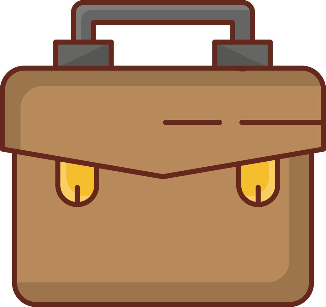 Ilustración de vector de cartera sobre un fondo transparente. símbolos de primera calidad. icono de color plano de línea vectorial para concepto y diseño gráfico.