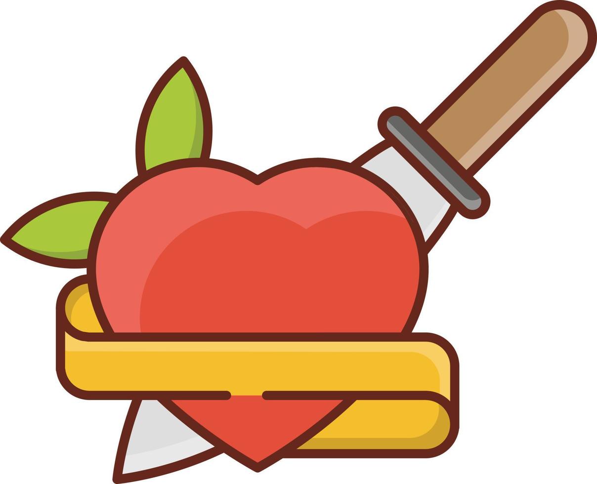 Ilustración de vector de corazón sobre un fondo transparente. símbolos de primera calidad. icono de color plano de línea vectorial para concepto y diseño gráfico.