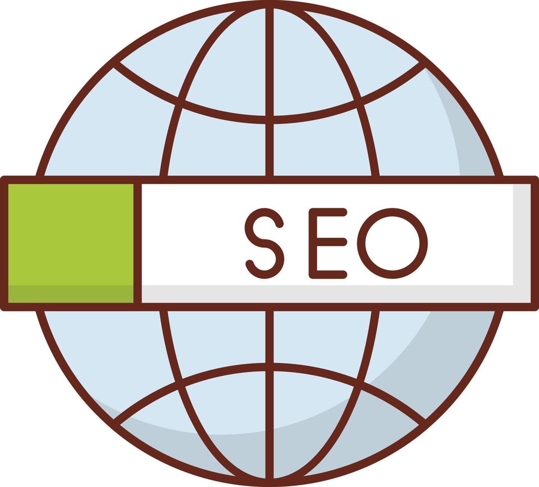 SEO Vector illustration on a transparent background. Premium quality symbols. Vector Line Flat color  icon for concept and graphic design.