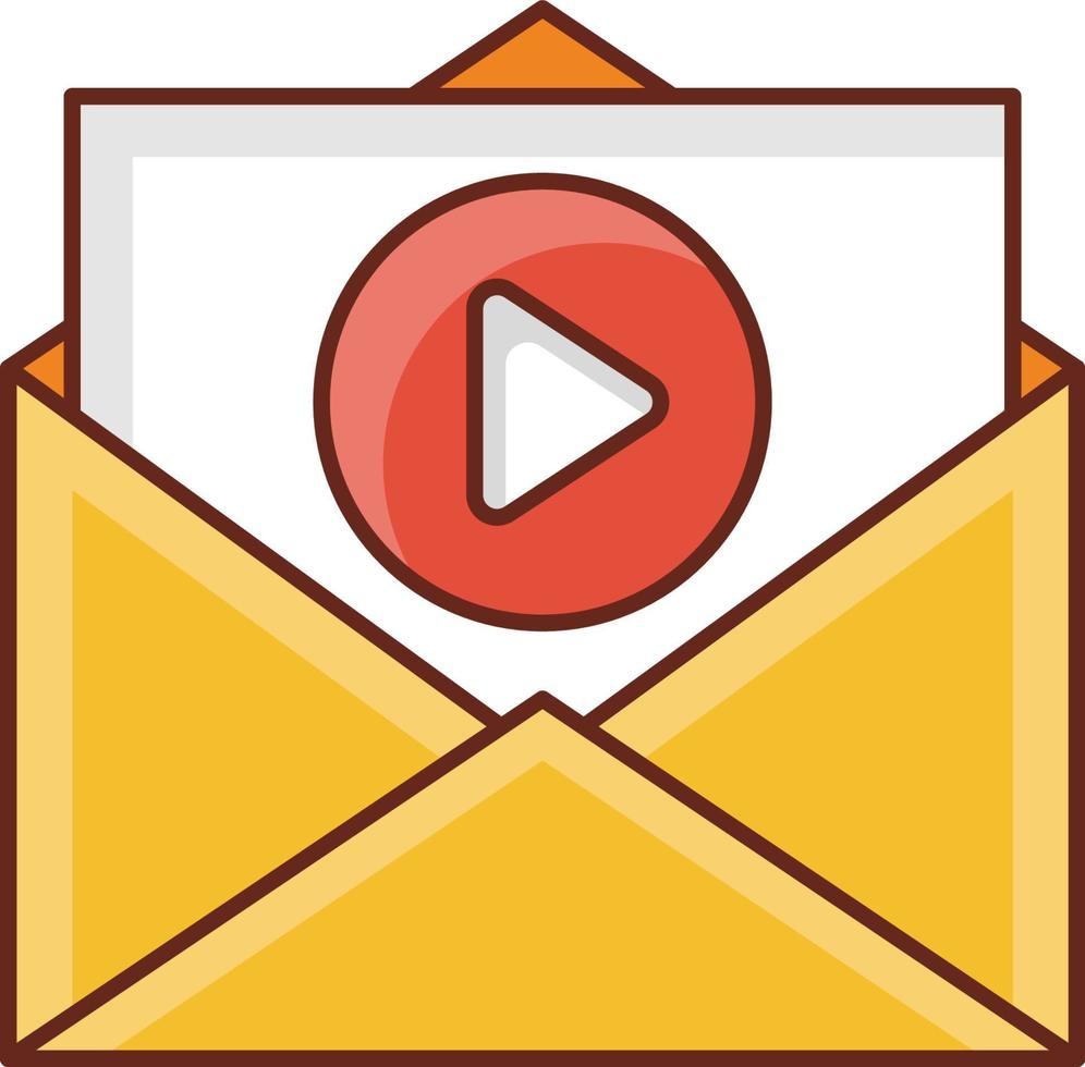 email Vector illustration on a transparent background. Premium quality symbols. Vector Line Flat color  icon for concept and graphic design.