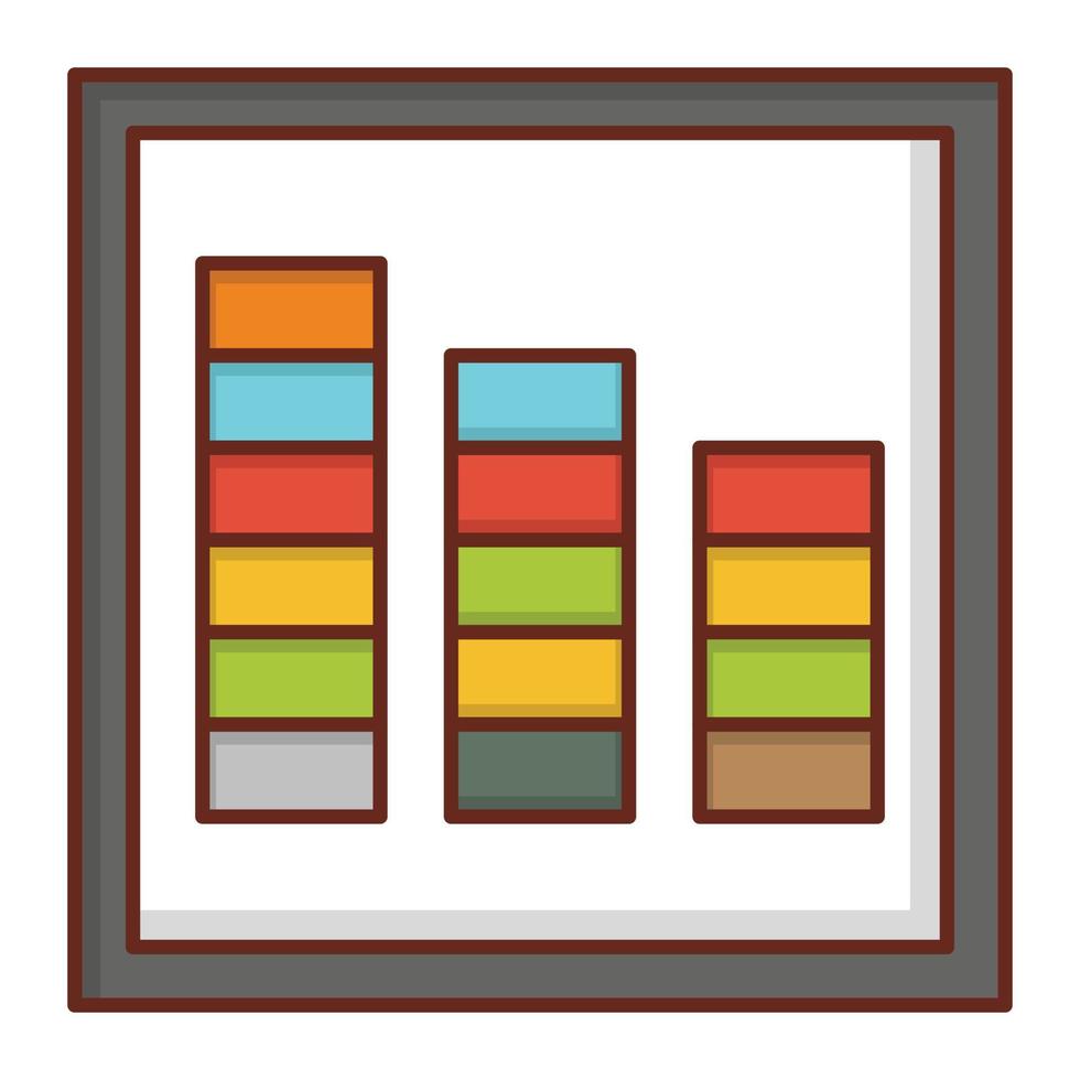 graph Vector illustration on a transparent background. Premium quality symbols. Vector Line Flat color  icon for concept and graphic design.