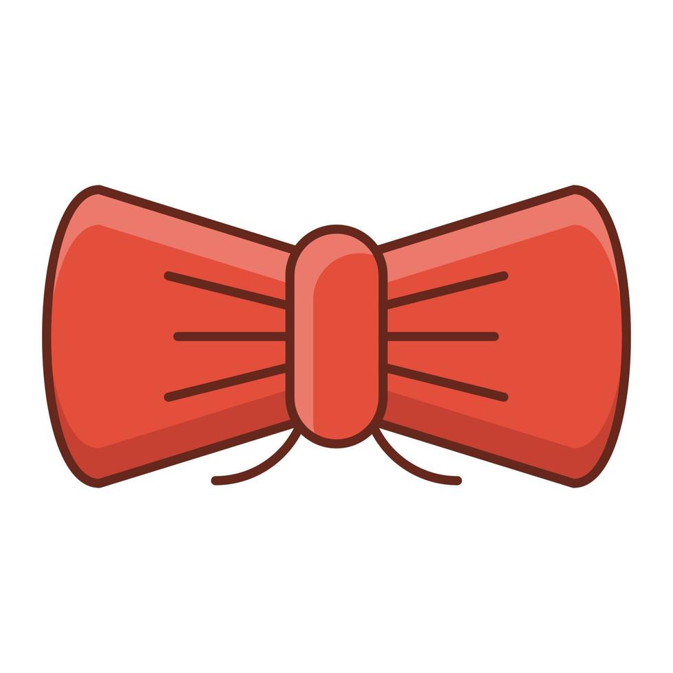 bow Vector illustration on a transparent background. Premium quality symbols. Vector Line Flat color  icon for concept and graphic design.
