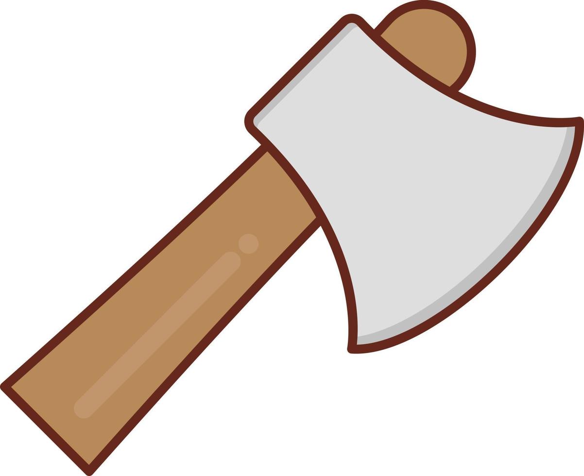 axe Vector illustration on a transparent background. Premium quality symbols. Vector Line Flat color  icon for concept and graphic design.