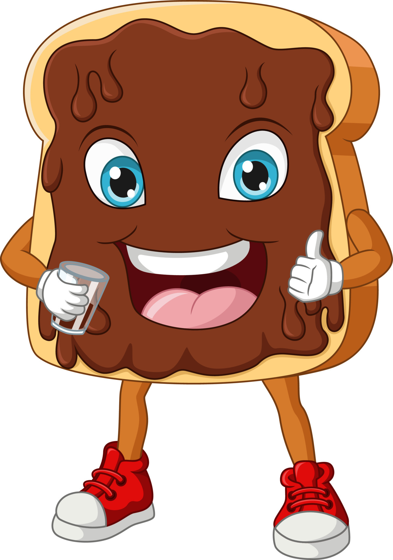 Cartoon funny bread giving thumbs up 5112625 Vector Art at Vecteezy Cartoon funny bread giving thumbs up 5112625 Vector Art at Vecteezy