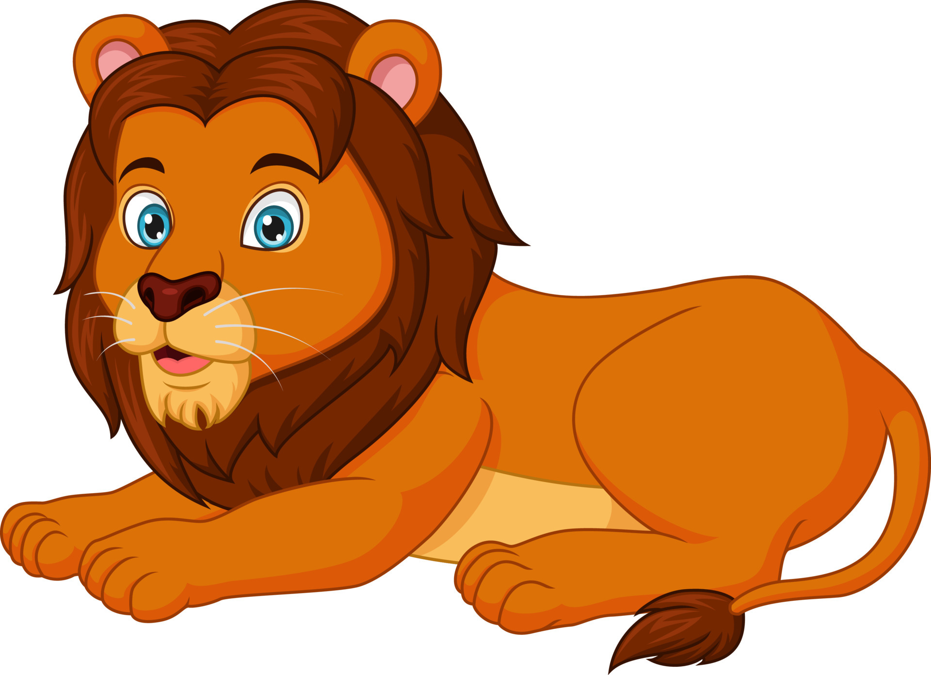 Cute lion cartoon lying down 5112698 Vector Art at Vecteezy Cute lion cartoon lying down 5112698 Vector Art at Vecteezy