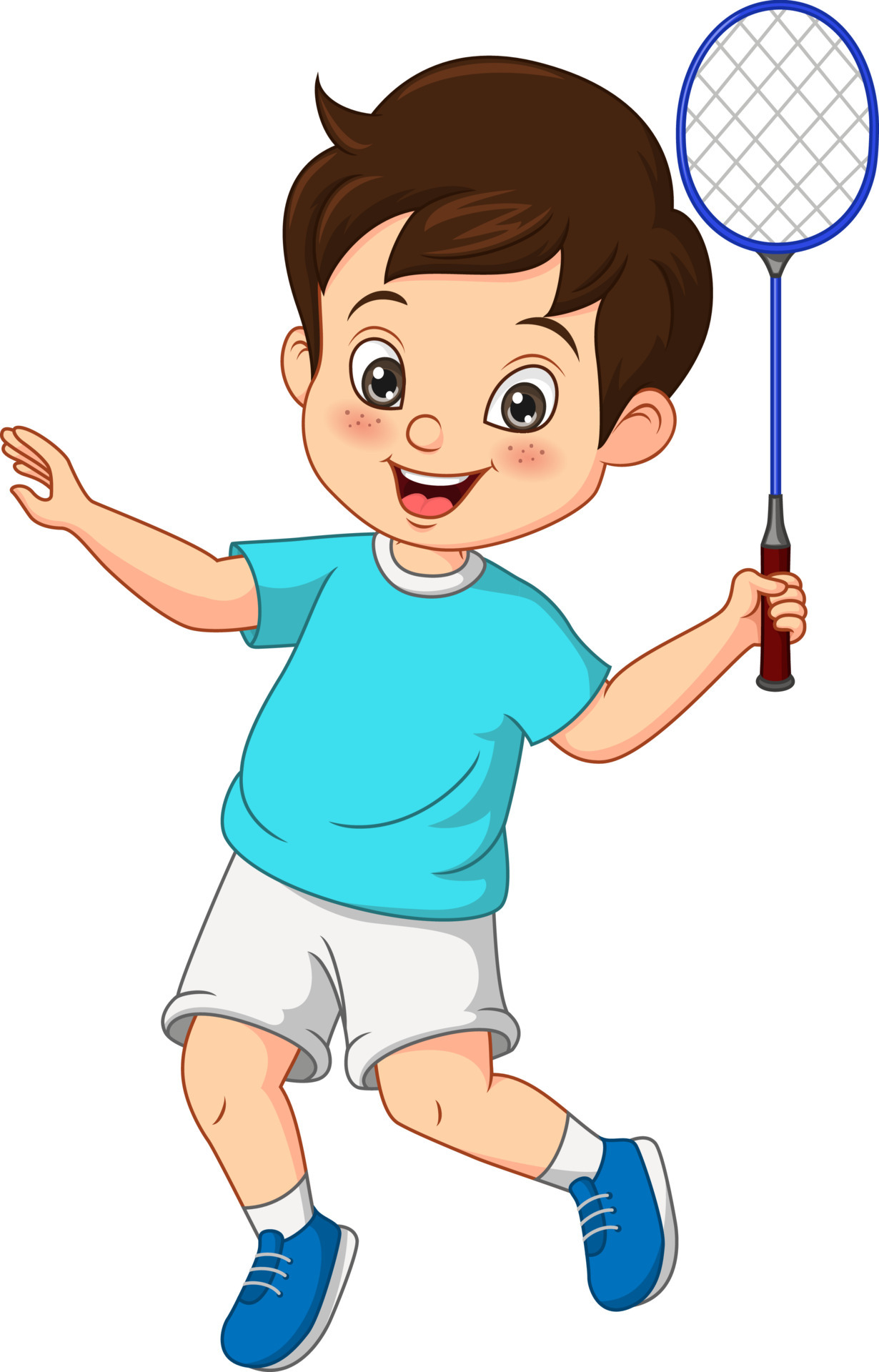 Cartoon happy little boy playing badminton 5113068 Vector Art at Vecteezy Cartoon happy little boy playing badminton 5113068 Vector Art at Vecteezy