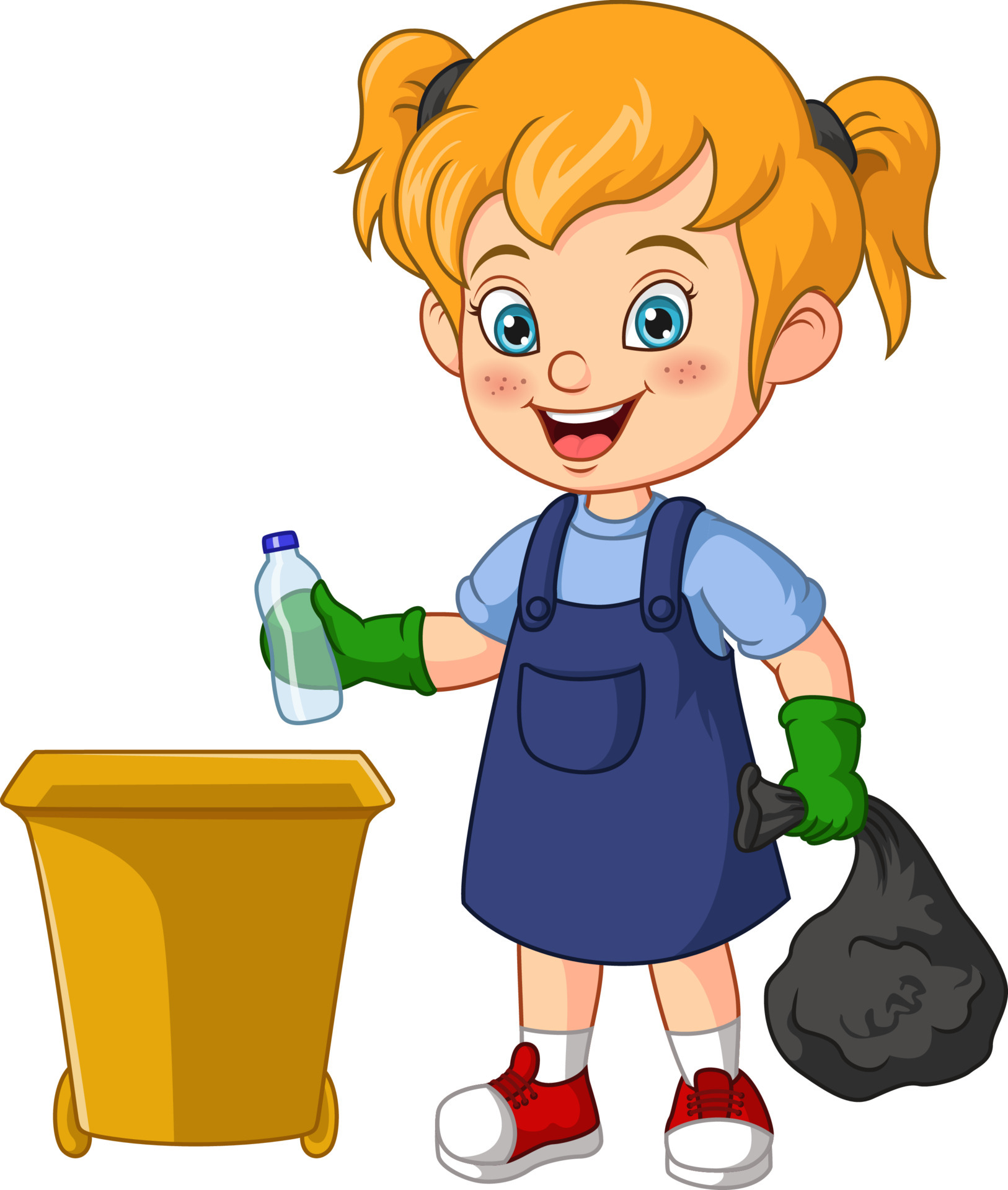 Cute little girl throwing plastic bottle into trash bin 5113091 Vector Art at Vecteezy Cute little girl throwing plastic bottle into trash bin 5113091 Vector Art at Vecteezy