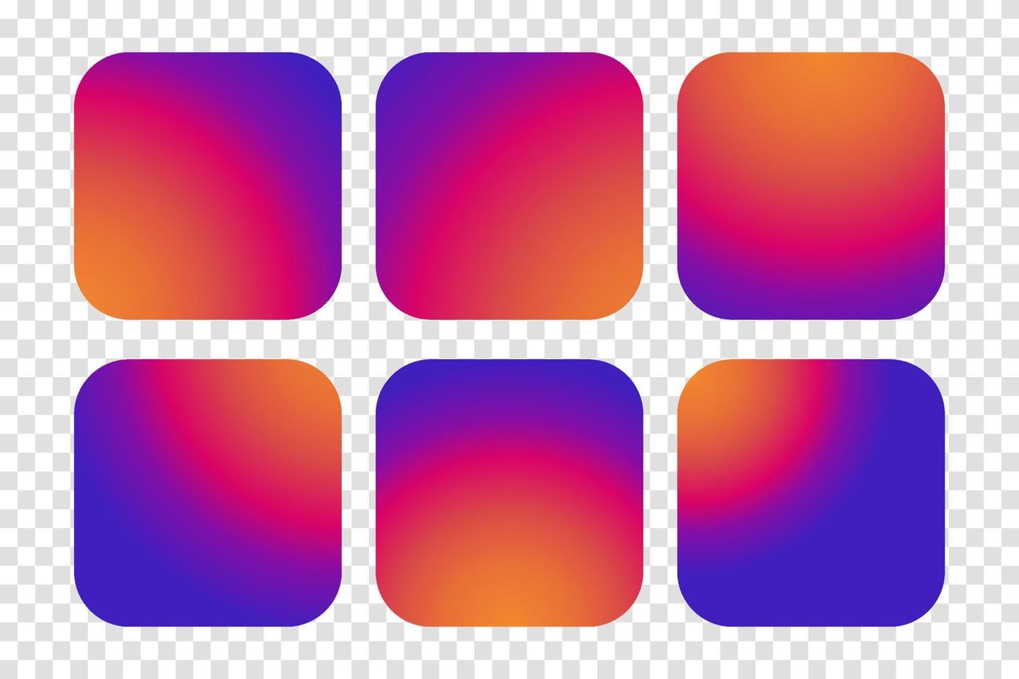 Colorful Background in new social style. Trendy Color pattern vector