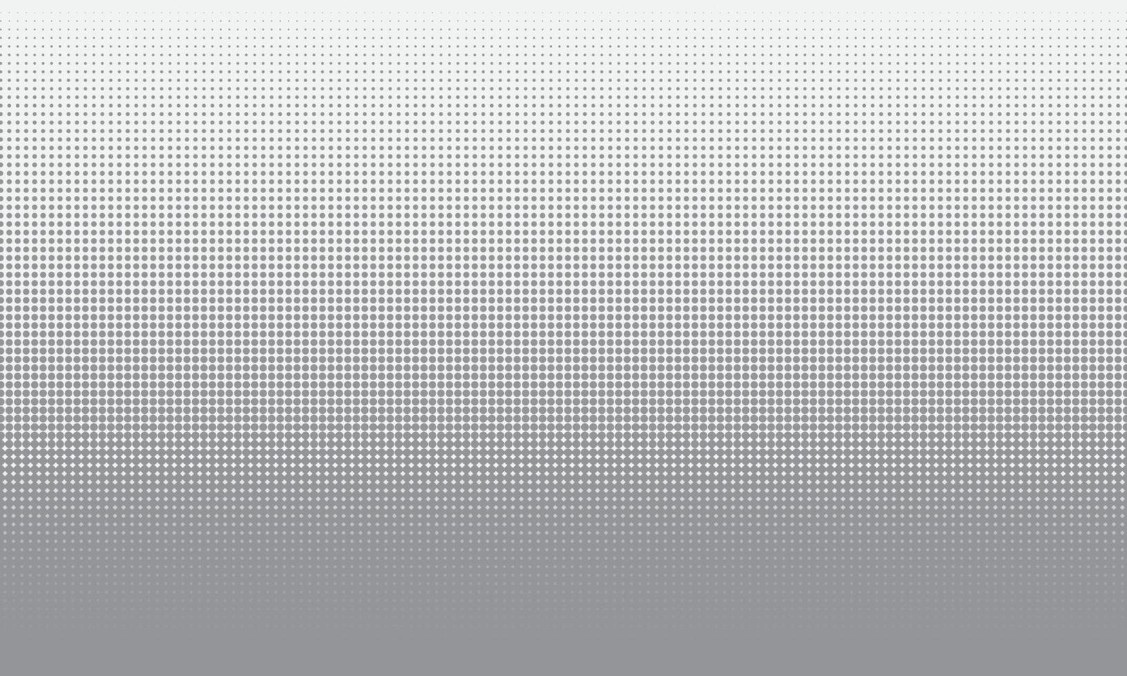 Vector halftone dots background. Black and white comic pattern. Vector illustration