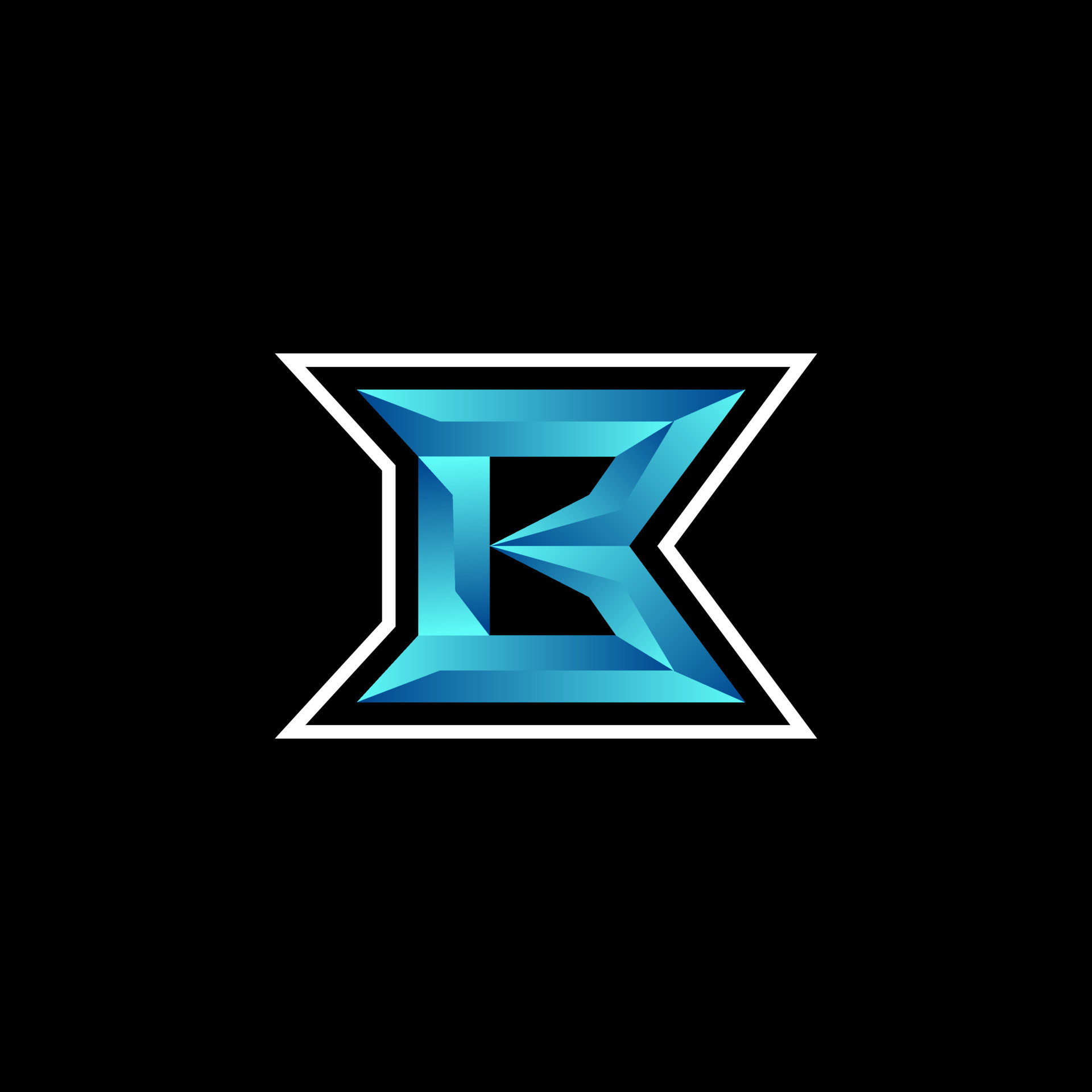Design best initial Letter B gaming logo esports 5113902 Vector Art at