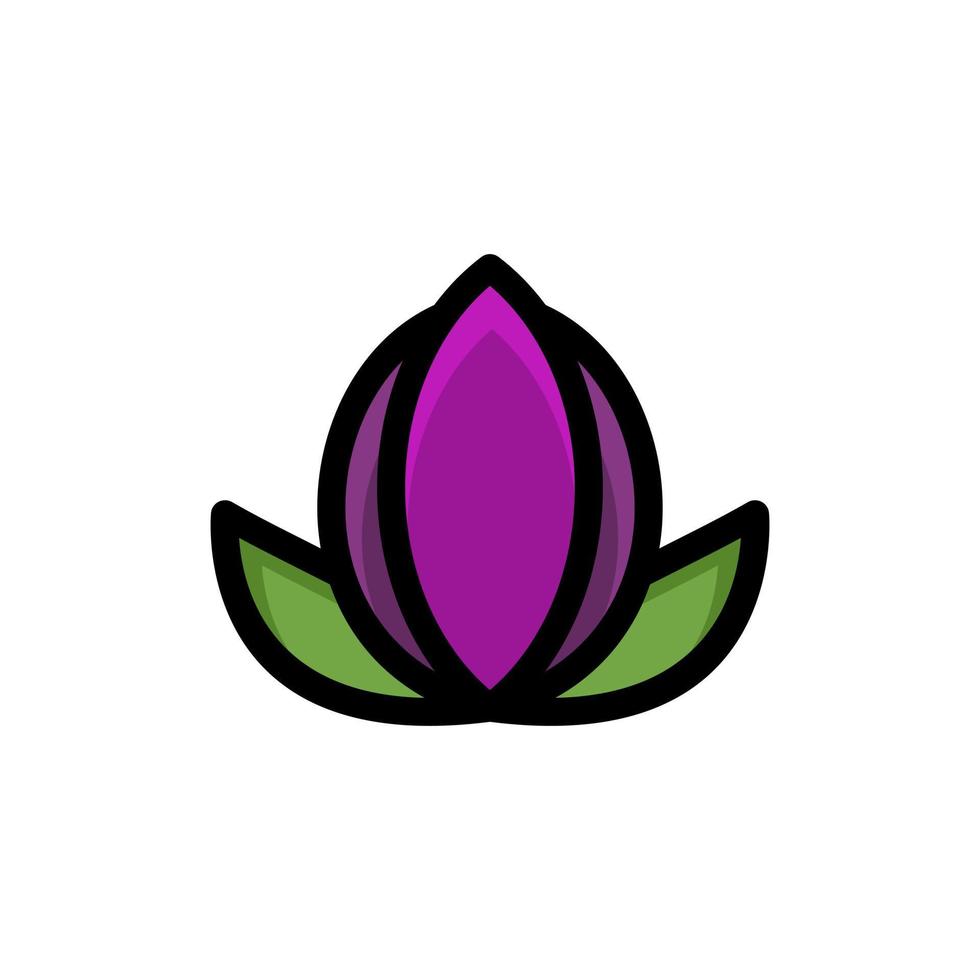 allium en fondo blanco,diseño de logotipo vectorial editable vector