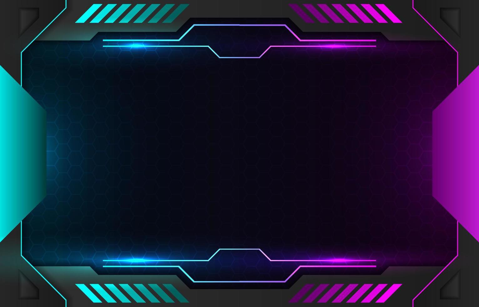 Modern background blue and purple with element vector