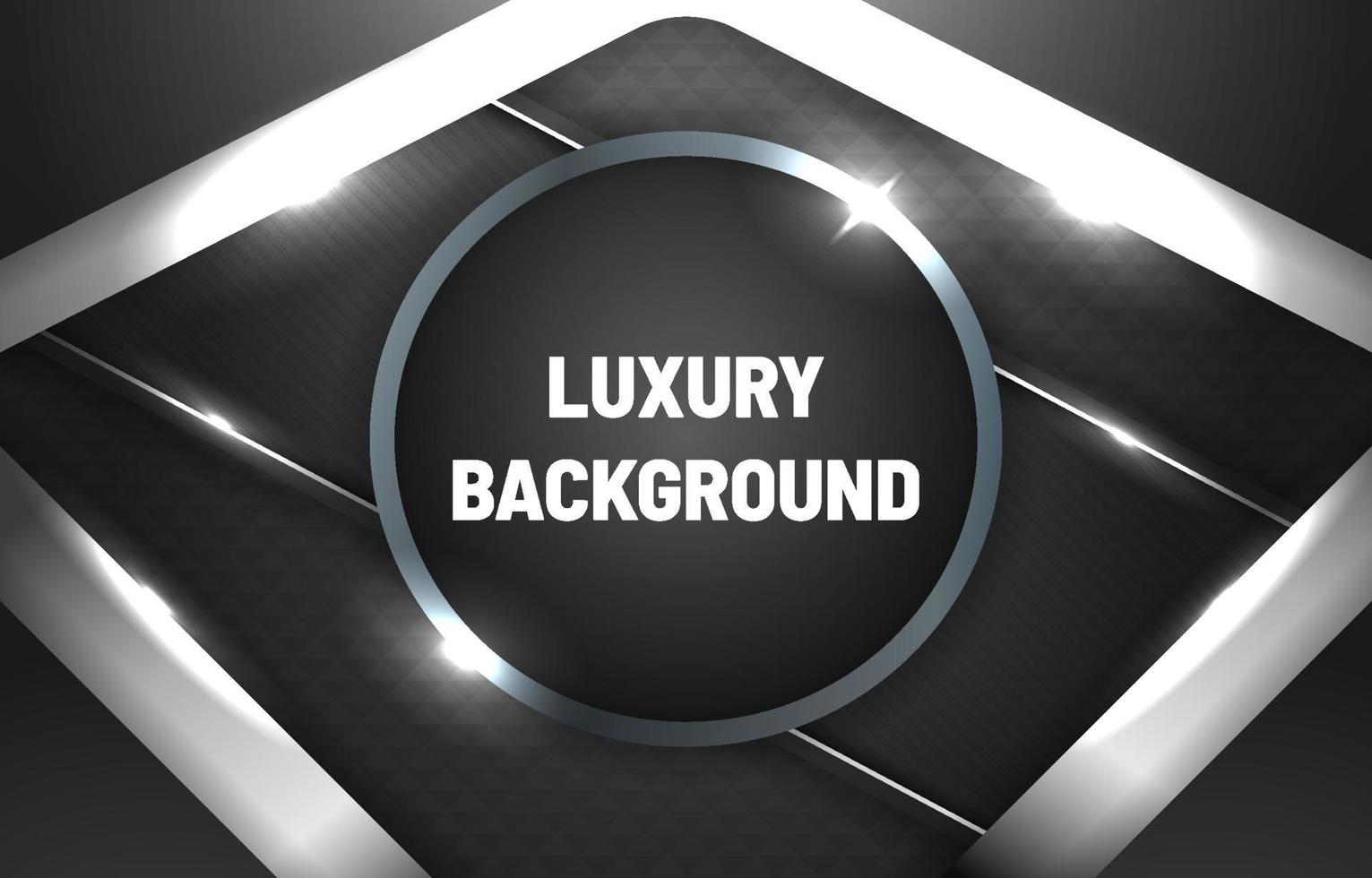 Modern silver background luxury with element vector