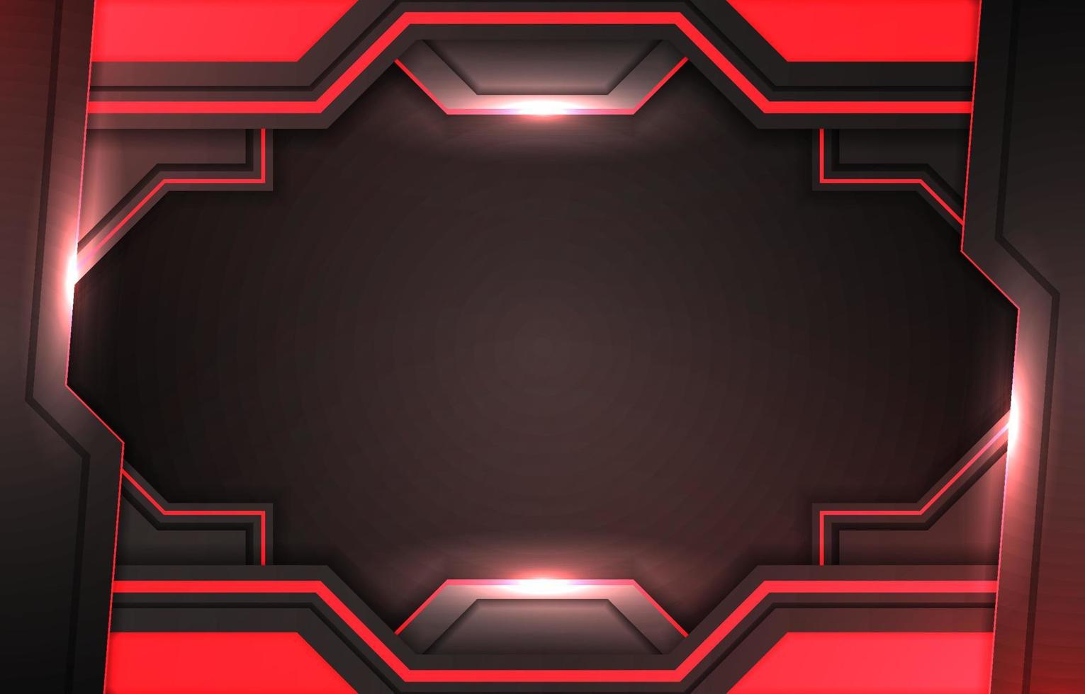 Modern background red with element vector