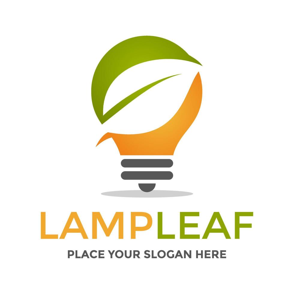 Nature idea vector logo template. This design use leaf symbol. Suitable for environment.