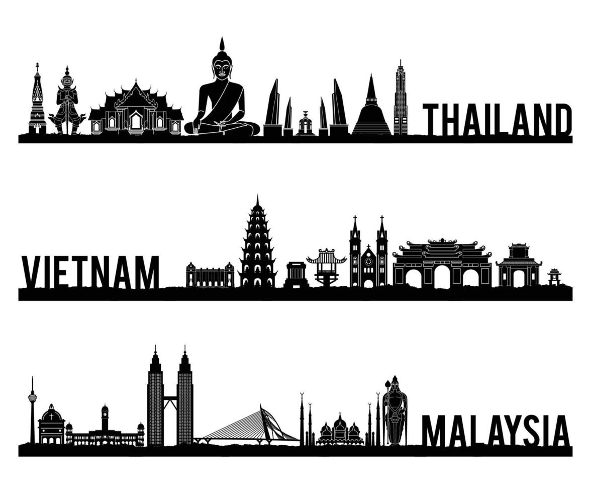 Bundle - Thai Viet Malay 001 vector